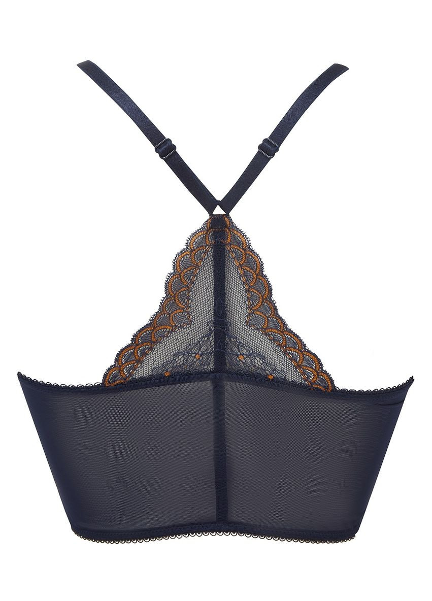 Темно-синій бралетт бралетт 7718 Gossard з кісточками поліамід, поліестер, мереживо, віскоза