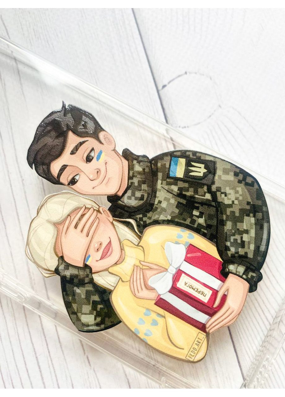 Прозорий чохол на Samsung Galaxy A03s:: Подарунок Перемога (патріотичний принт 178) Creative (360688238)