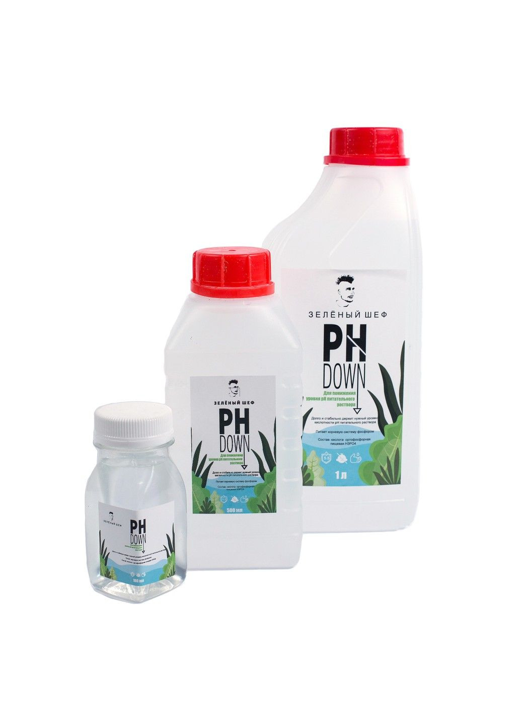 Засіб зниження pH Ph-down Зелений Шеф (302316674)