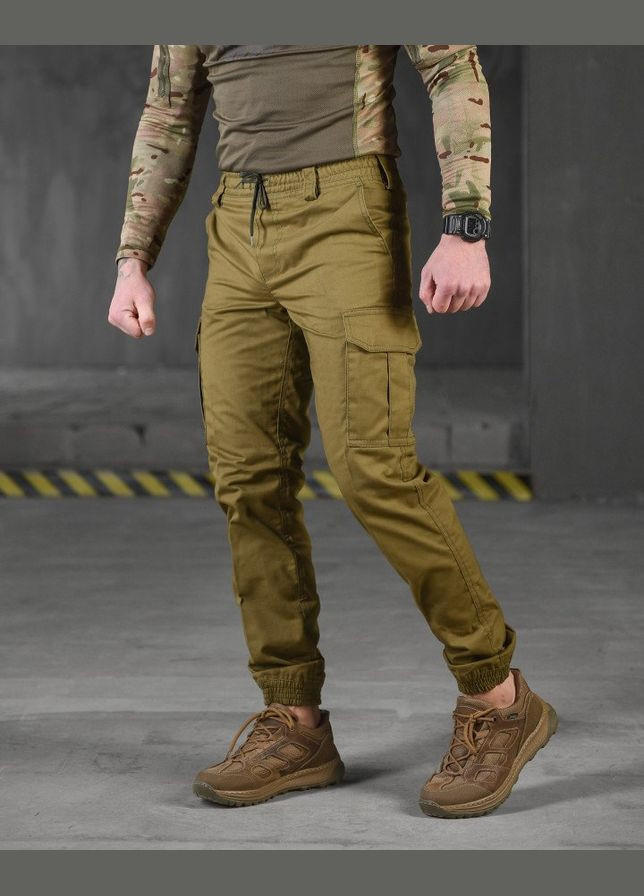Тактические мужские штаны джоггеры койот No Brand (317349883)