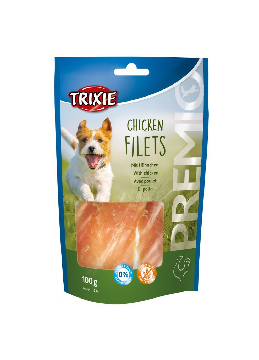 Лакомство для собак PREMIO Chicken Filets с куриной грудкой 100 г (TX31532) Trixie (279565243)