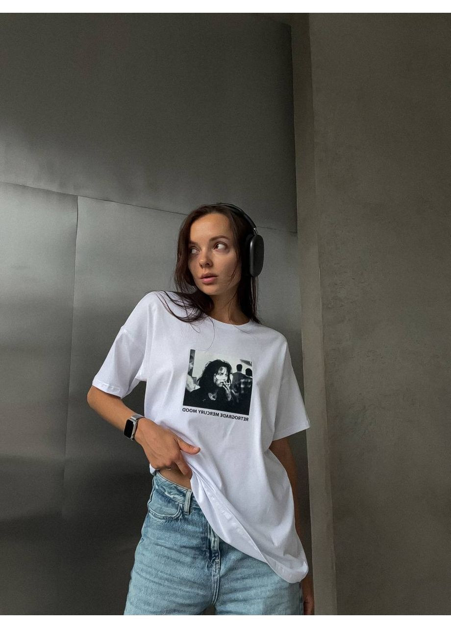 Жіноча футболка oversize Україна - (352768371)