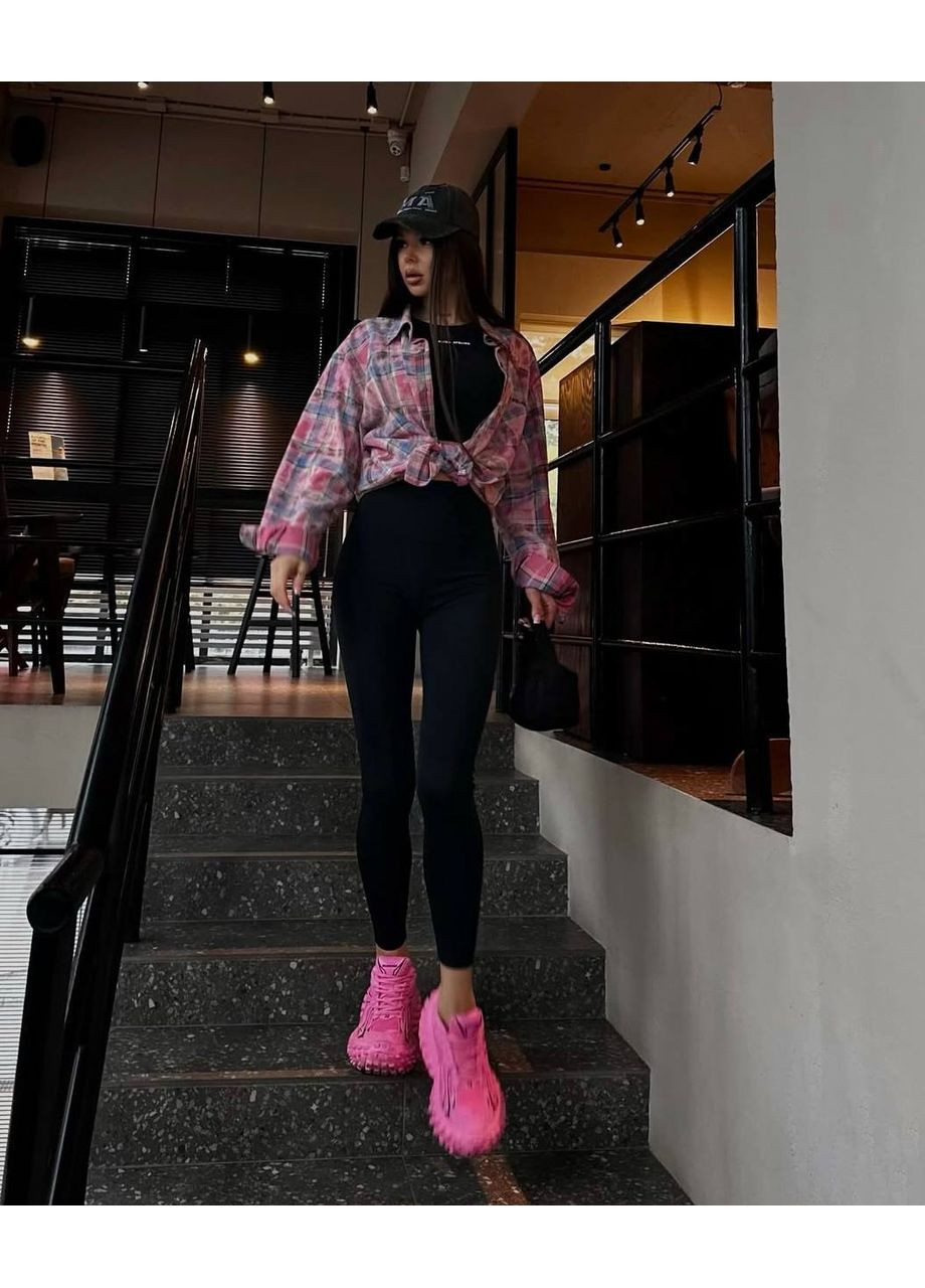 Жіноча картата сорочка оверсайз Україна (355803421)