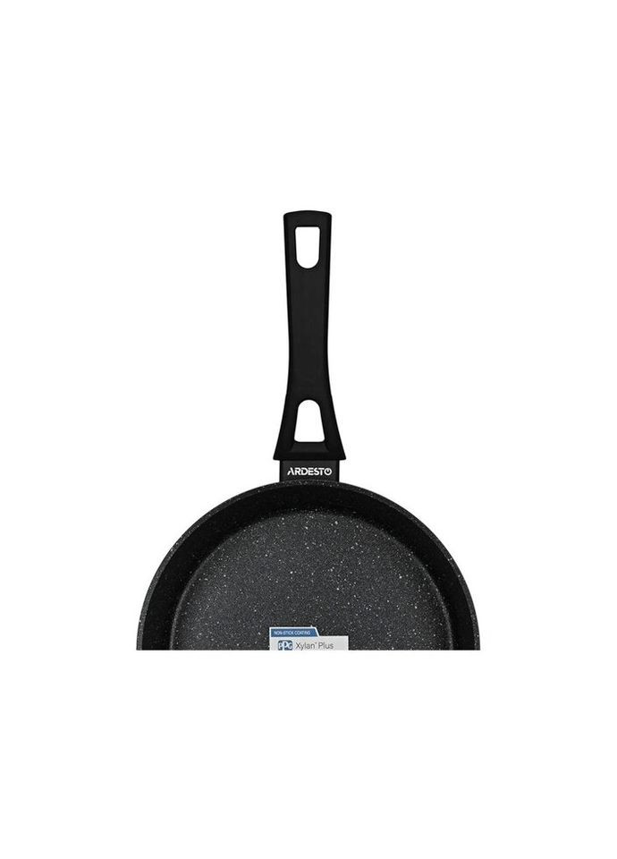 Сковорода глибока з кришкою Gemini Livorno AR1228A 28 см чорна Ardesto (319164037)