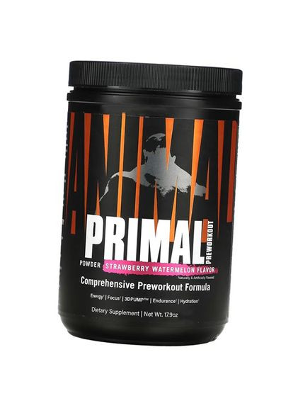 Комплексна передтренувальна формула, Animal Primal Powder, 507г Драгон-фрут (11086007) Universal Nutrition (323609538)
