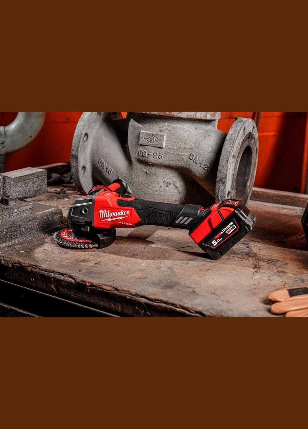 Шліфмашина кутова акумуляторна M18 FSAGV125XB-0X 125мм 18В 85000об·хв 2.7кг кейс без АКБ та ЗП Milwaukee (330030433)