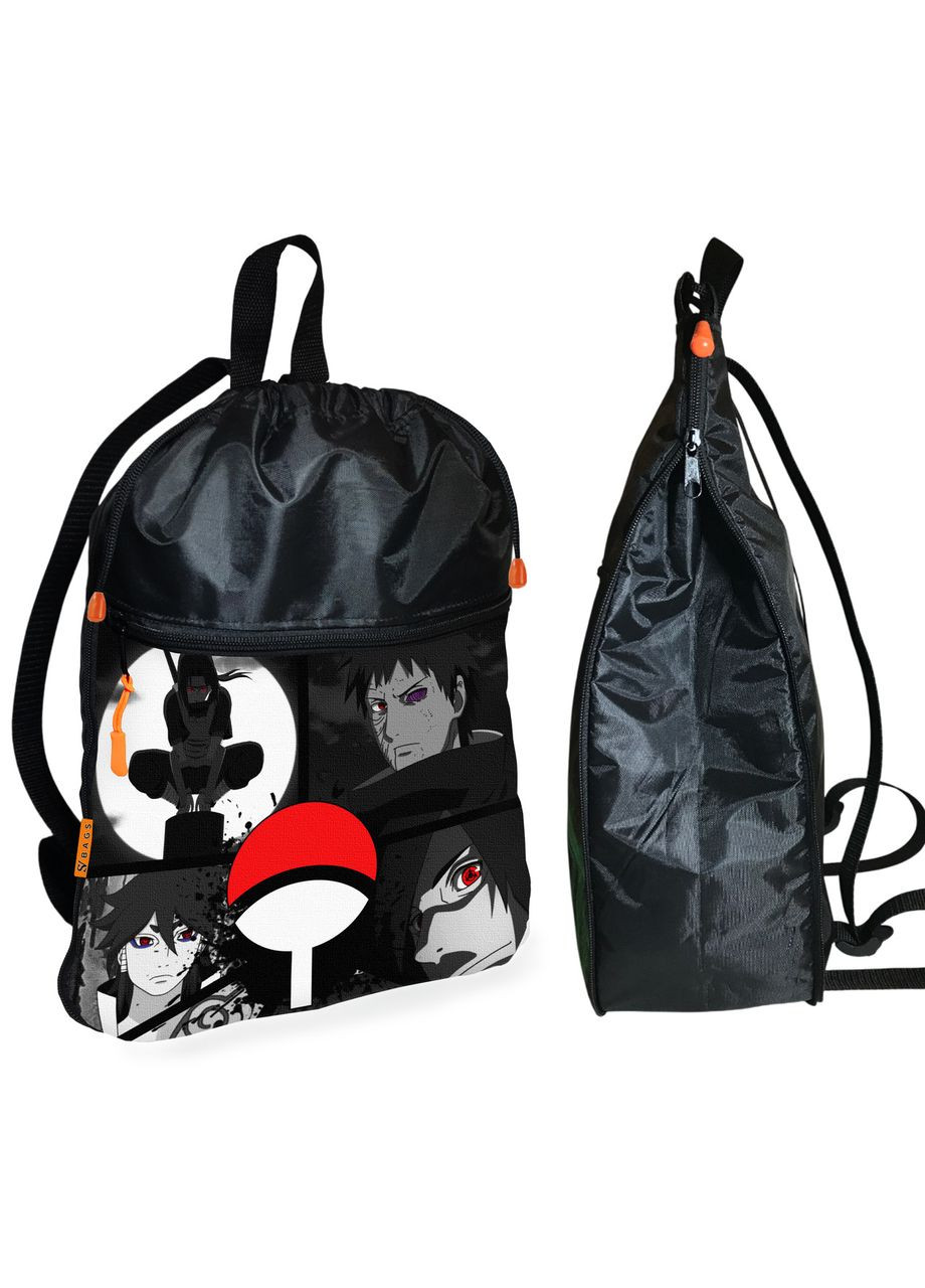 Рюкзак-мешок для обуви,спортивной формы Аниме Наруто Акацуки детская сумка для сменки с расширителем (1371) No Brand (324270814)