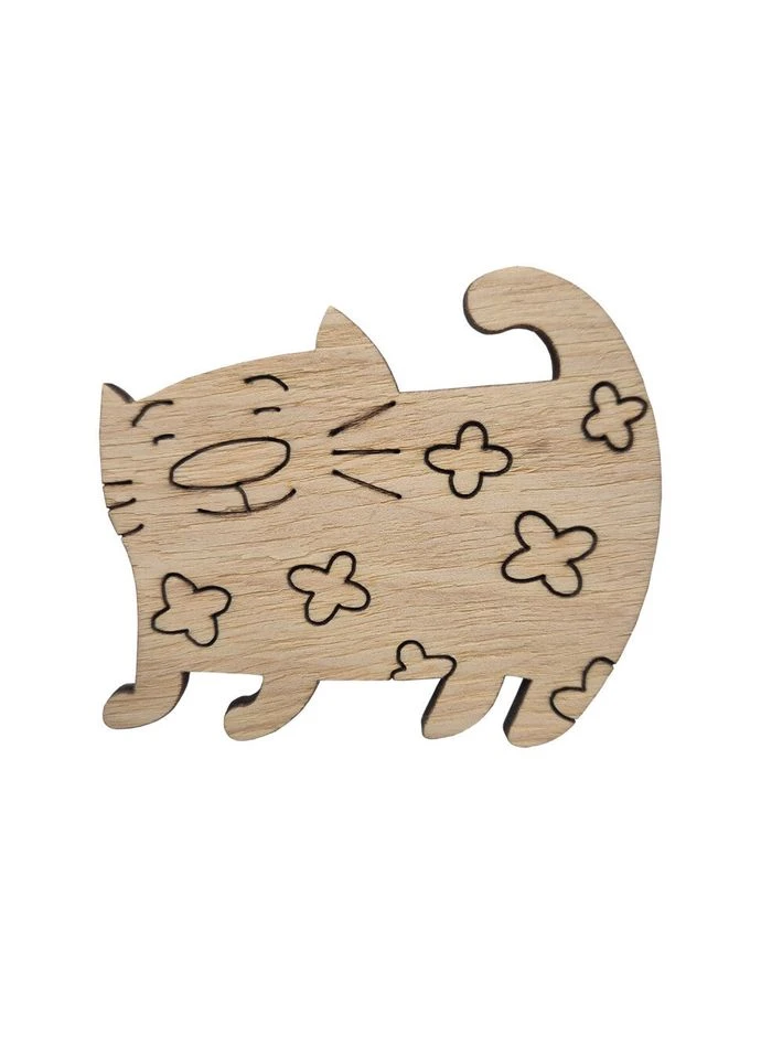 Фигурка для росписи и декорирования "Котик" DF7-9-3 МДФ DF7-9-3 Bambi (392269294)