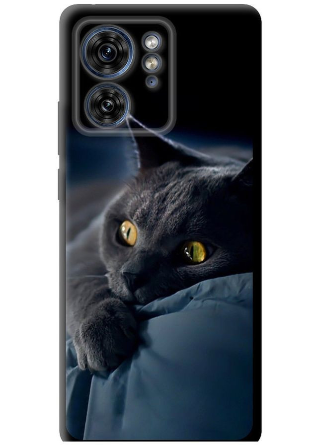 TPU чехол 'Дымчатый кот' для Endorphone Motorola Edge 40 (315355539)