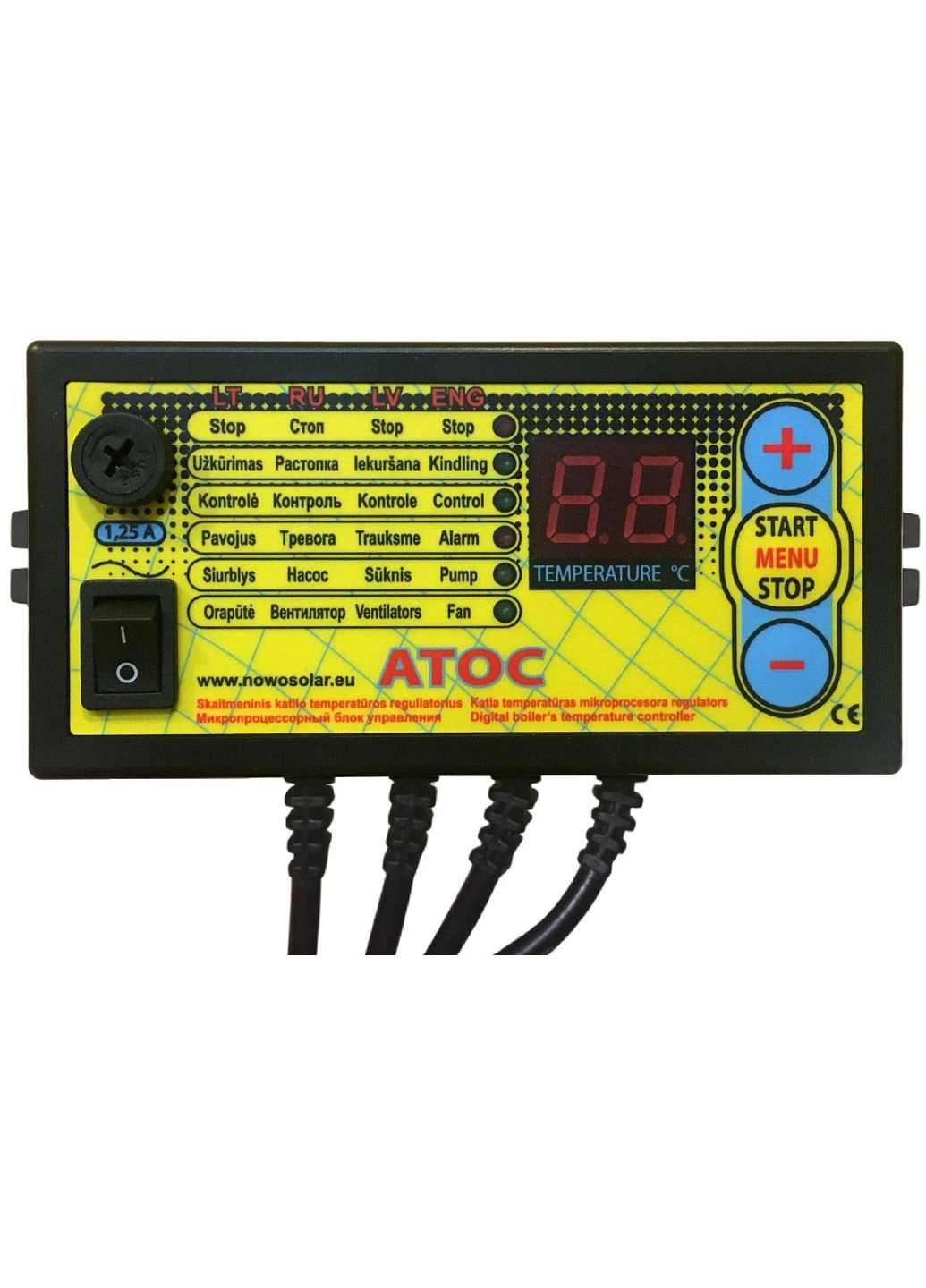 Автоматика для твердотопливных котлов ATOC Nowosolar (385794750)