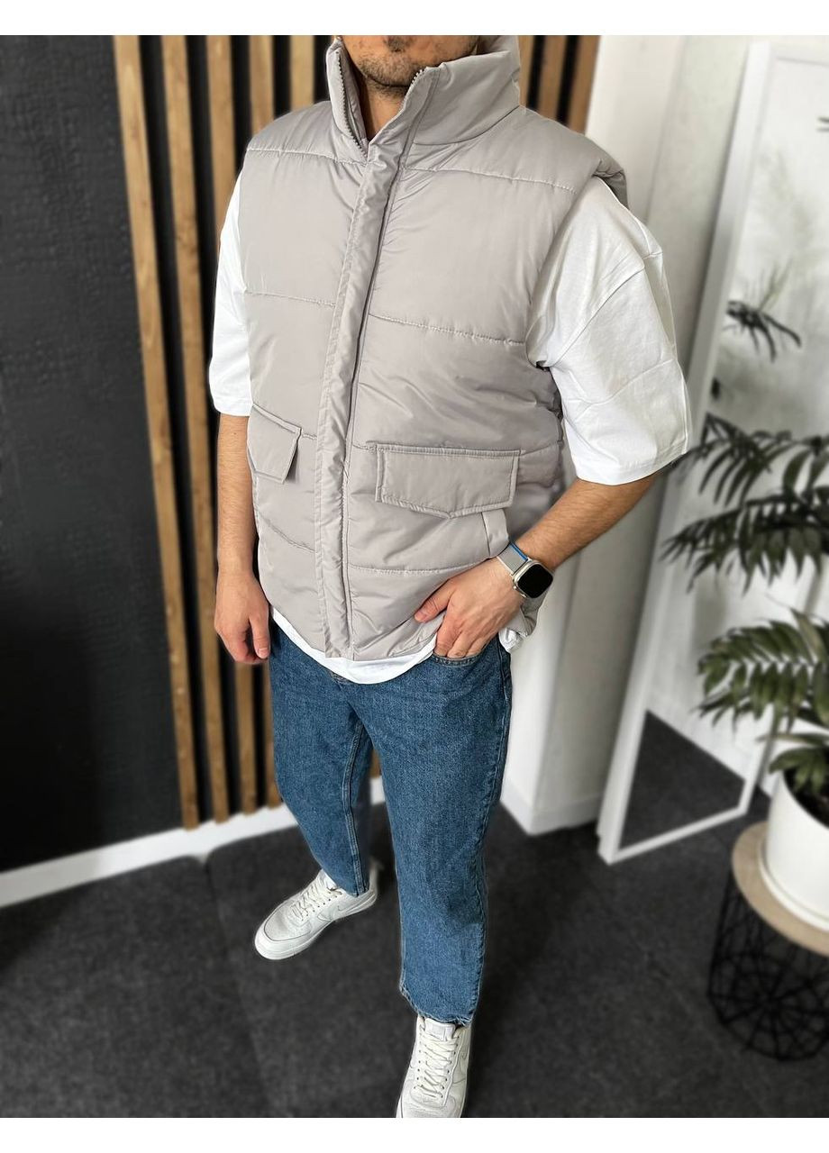 Мужская жилетка из матовой плащевки Канада | Замеры в описании DK/DL Мода без кордонів (361832282)