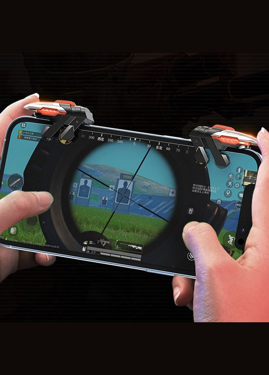 Игровые триггеры с макросом AK06 курки для игры в 6 пальцев на телефоне смартфоне геймпад контроллеры Memo (344548217)