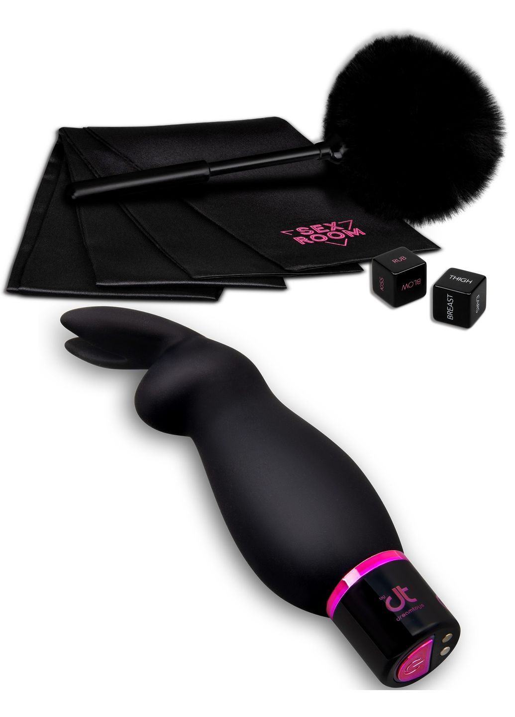 Набір аксесуарів для сексу Sex Room Raunchy, 6 предметів, чорний/рожевий Dream Toys (306440154)
