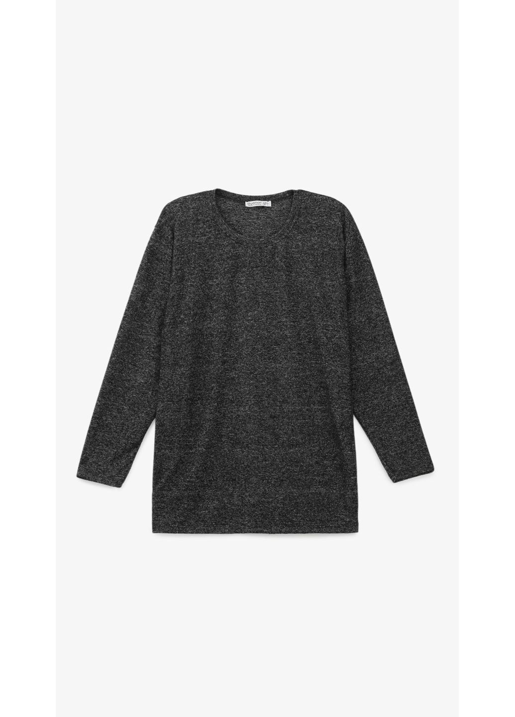 Чорний демісезонний джемпер однотонний жіночий 13105 shop (2000999329760) Diyamor