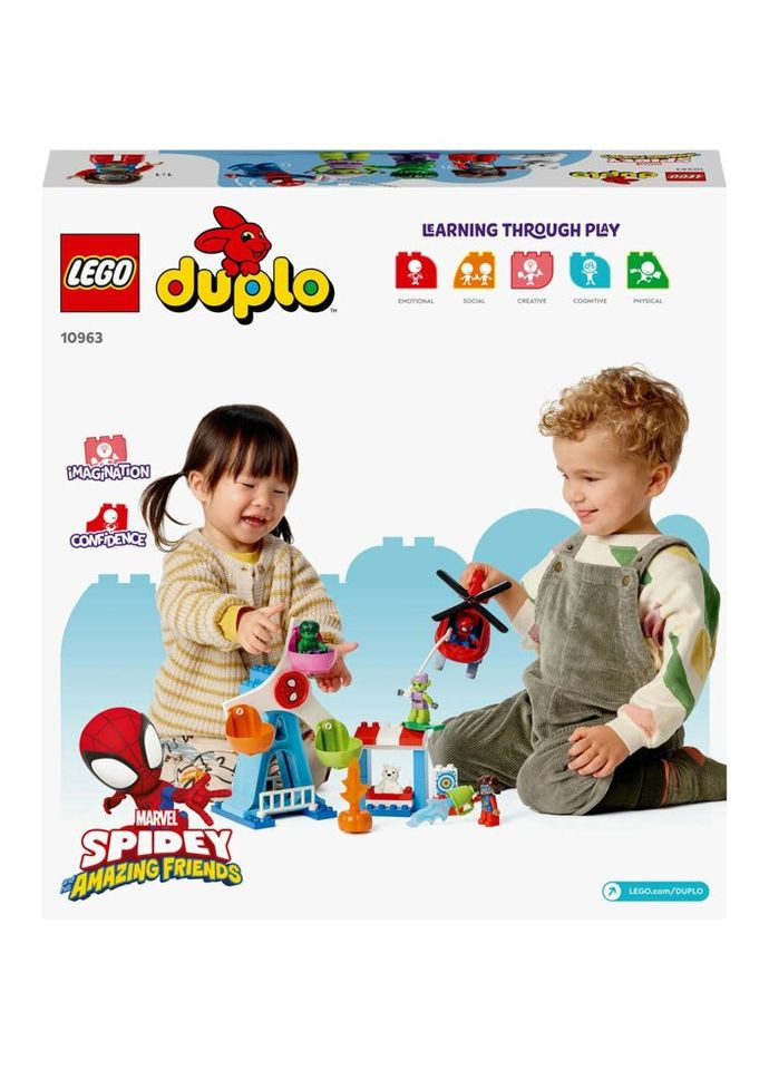 Конструктор DUPLO Super Heroes Человек-паук и друзья: Приключения на ярмарке 41 деталь (10963) Lego (281425476)