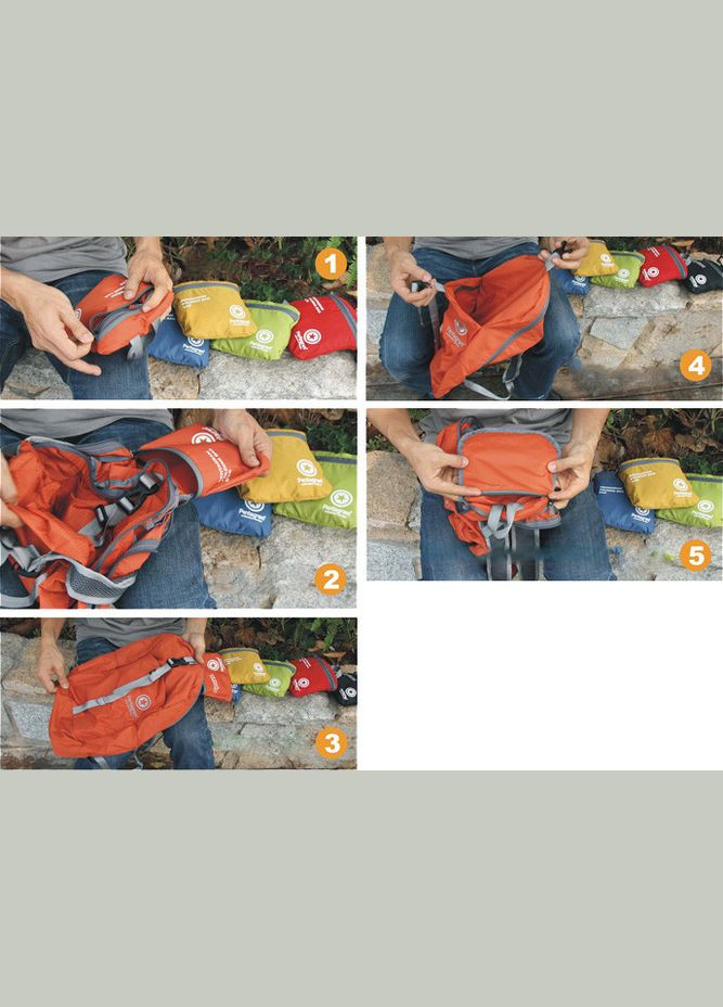 Городской мини рюкзак водонепроницаемый (pm-z301), Оранжевий Pentagram (322280530)