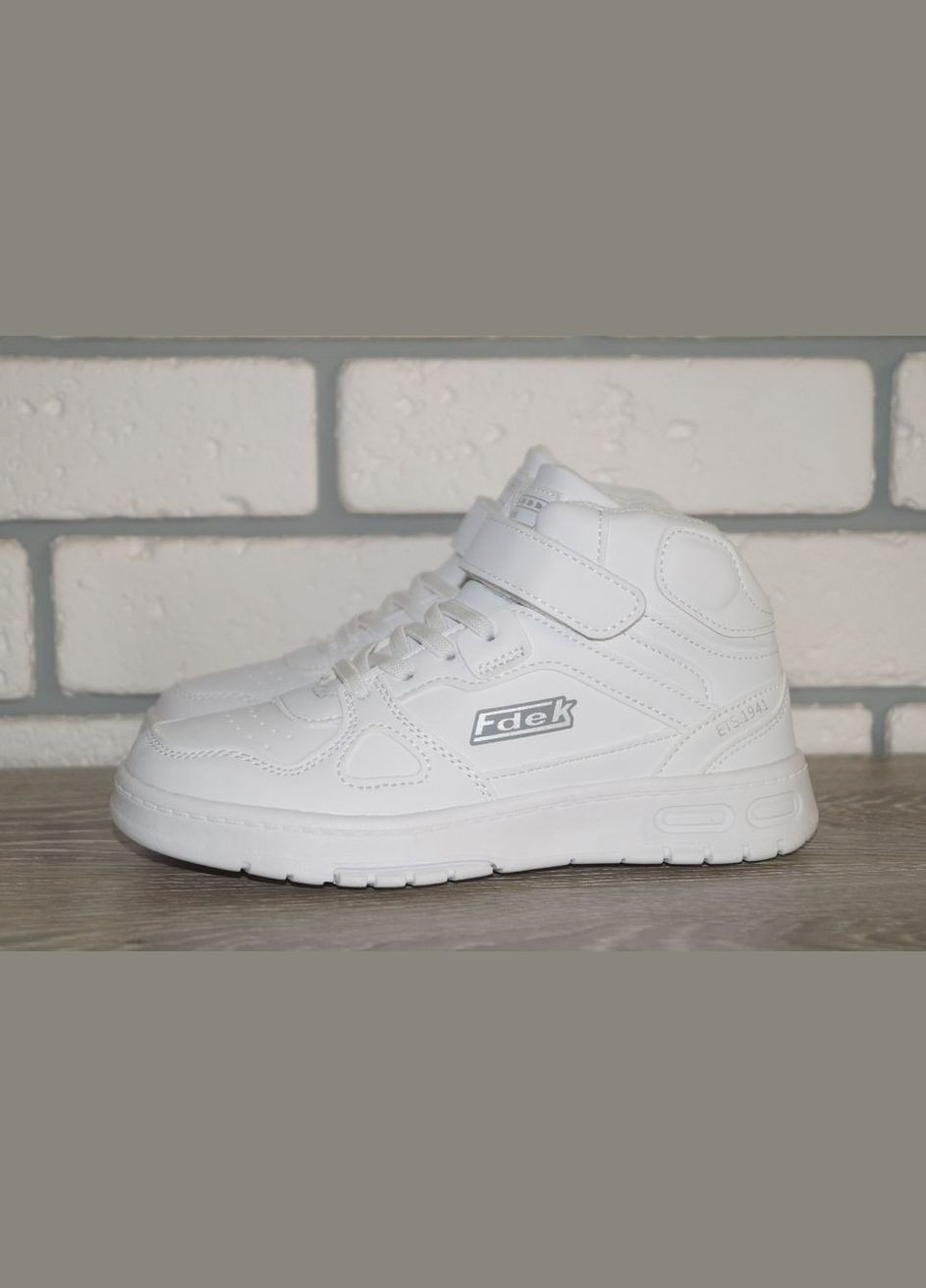 Хайтопи демісезонні дитячі / Черевики демісезонні дитячі білі FDEK (302229642)