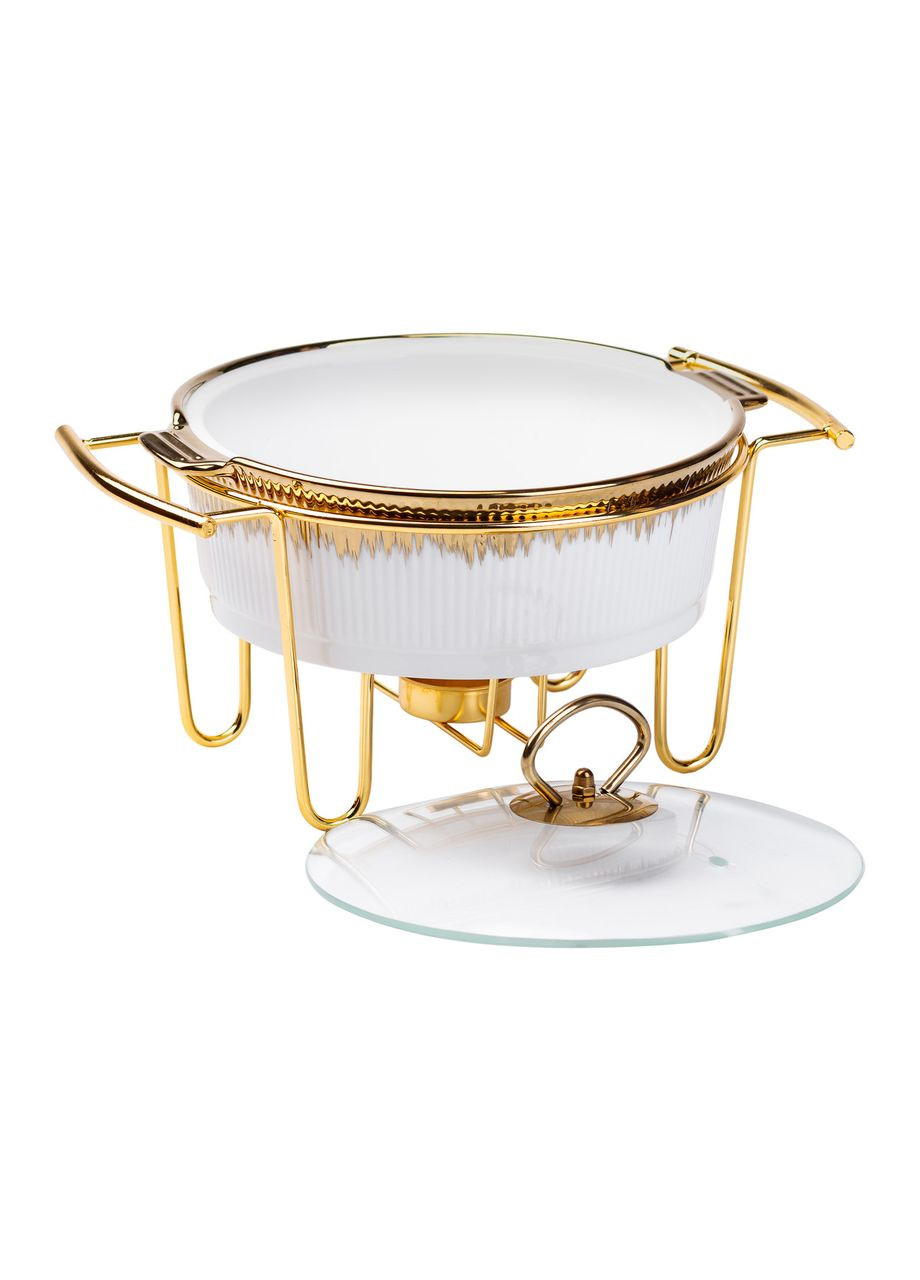 Марміт настільний круглий 1л з підігрівом на підставці Yiwu (329889377)