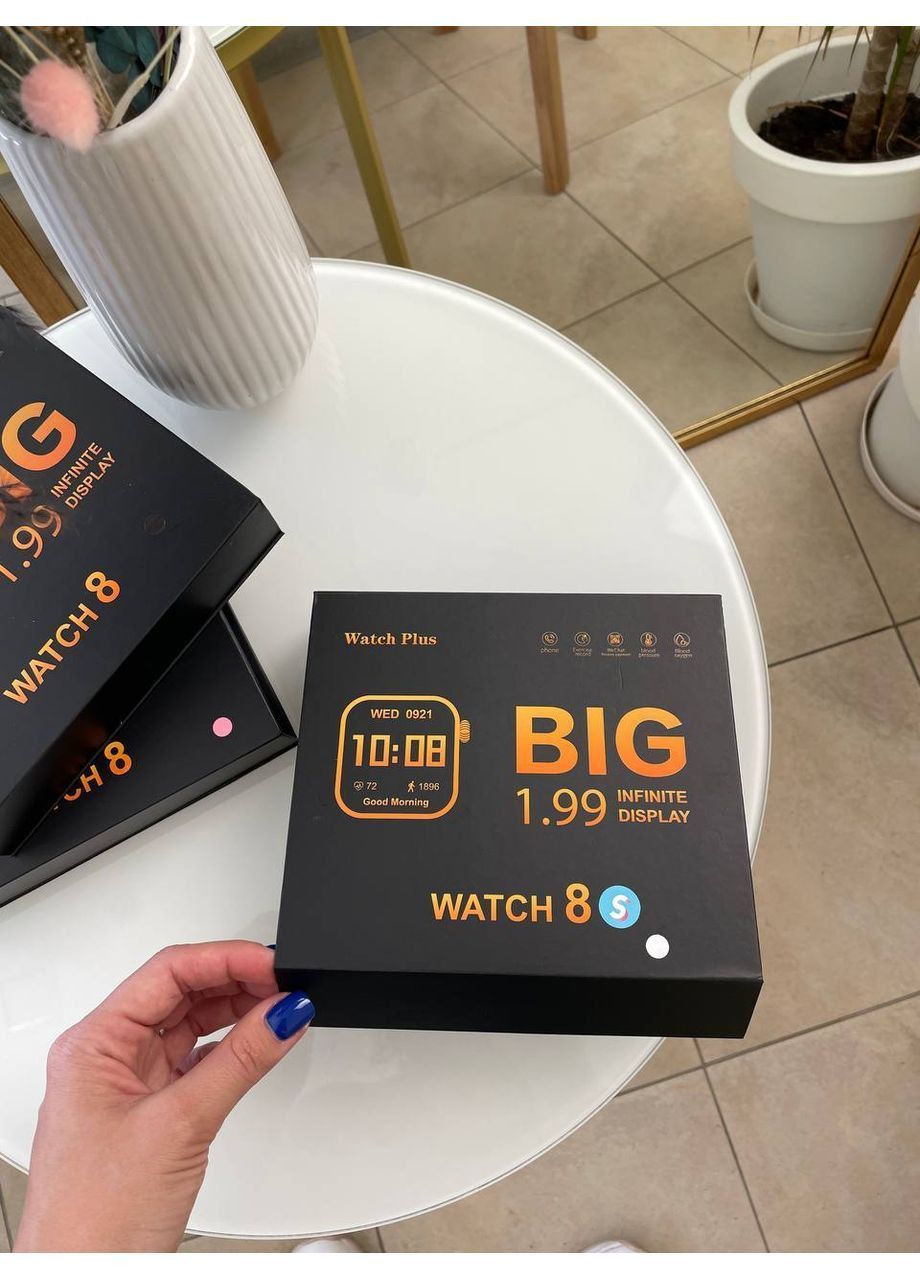 Комплект Infinity Watch 8+ Pro 4 Черный No Brand (366293084)