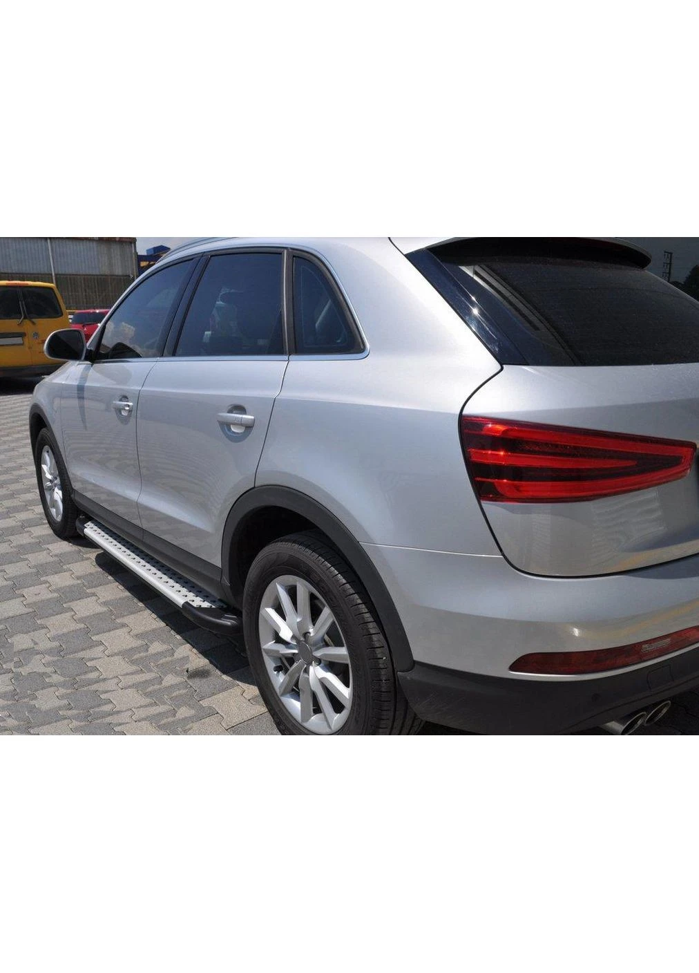 Боковые пороги Allmond (2 шт., алюминий) для Ауди Q3 2011-2019 гг Erkul (392217604)