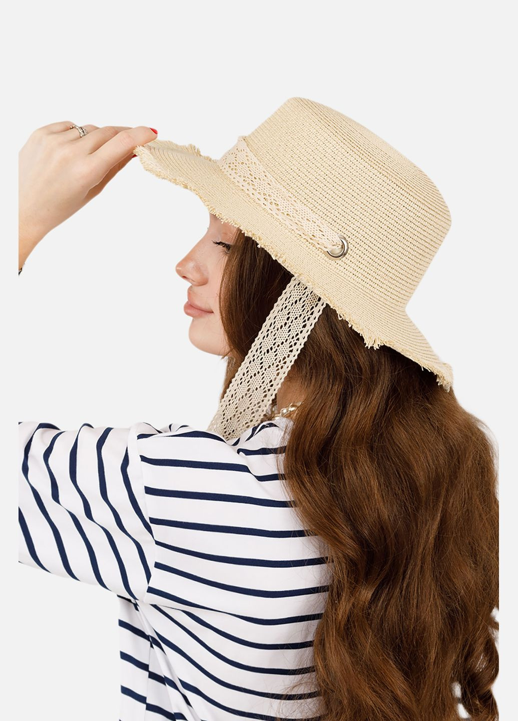 Шляпа женская цвет молочный ЦБ-00253176 No Brand (297136344)