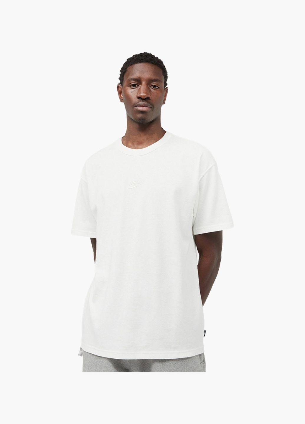 Біла футболка чоловіча nrg premium essentials t-shirt white do7392-101 Nike