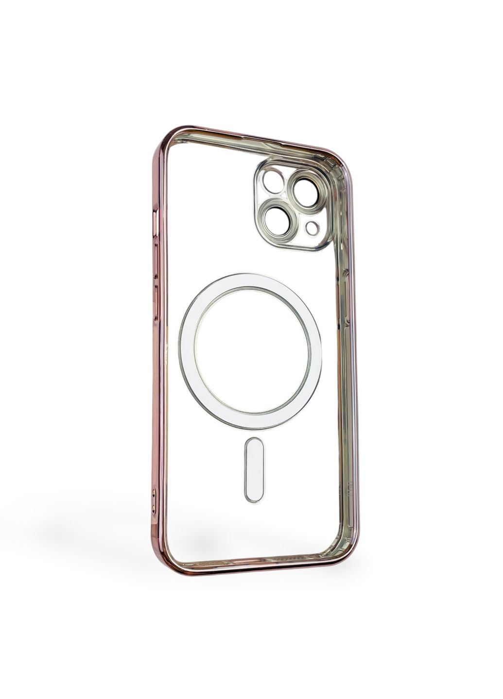 Чохол для iPhone 13 з лінзами на камері з MagSafe на айфон 13 рожеве золото Apple (366388030)