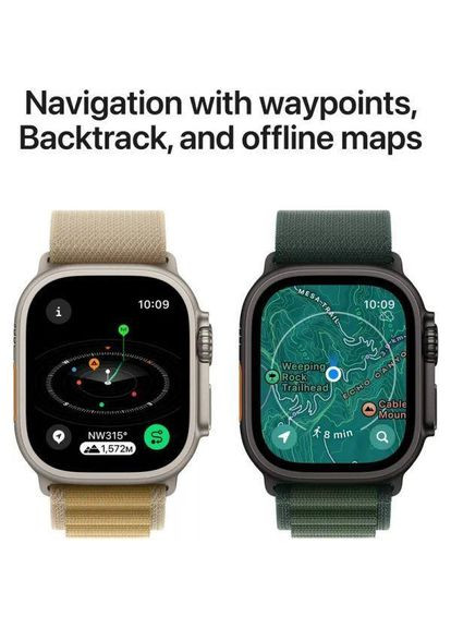 Смарт-часы GPS+Cellular 49mm Natural Titan. Case w. Tan Alpine Loop - Малый (MX4E3) Apple Watch Ultra 2 (318745074)