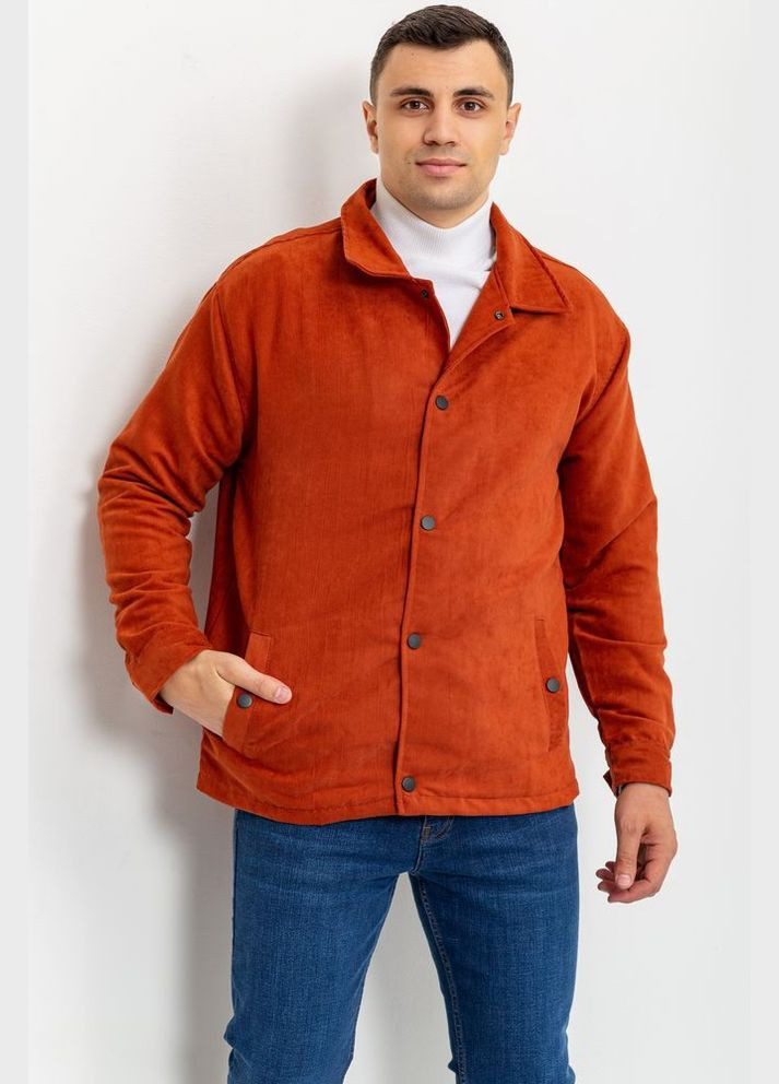 Терракотовая демисезонная мужская на кнопках 131r3022 Ager Ветровка