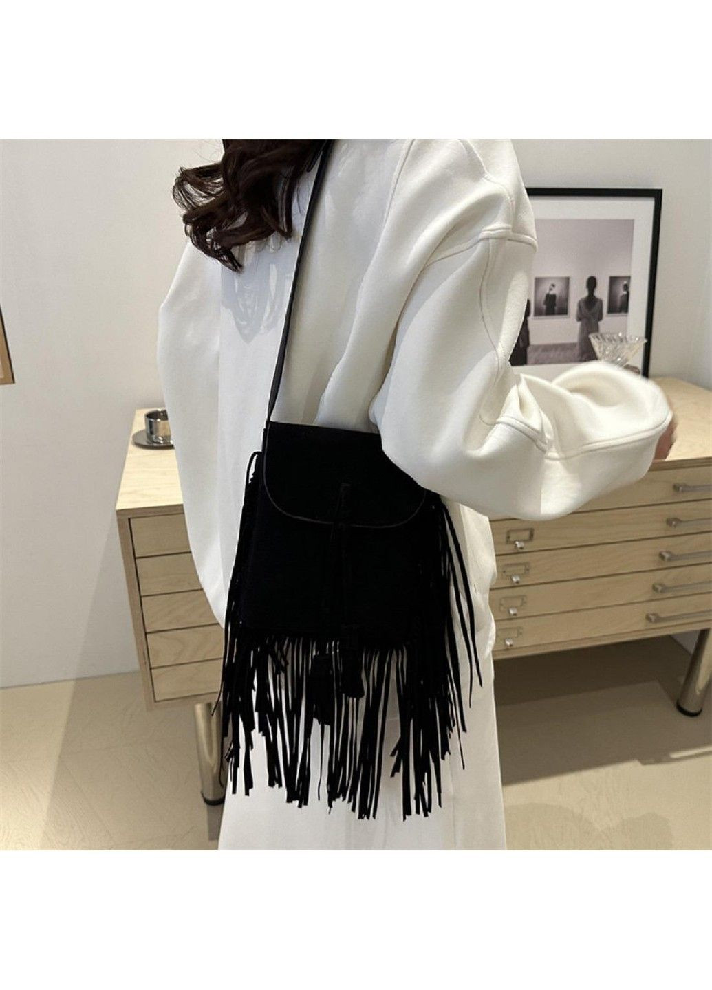 Жіноча стильна сумка з бахромою P2-9333A Lilly (369892883)