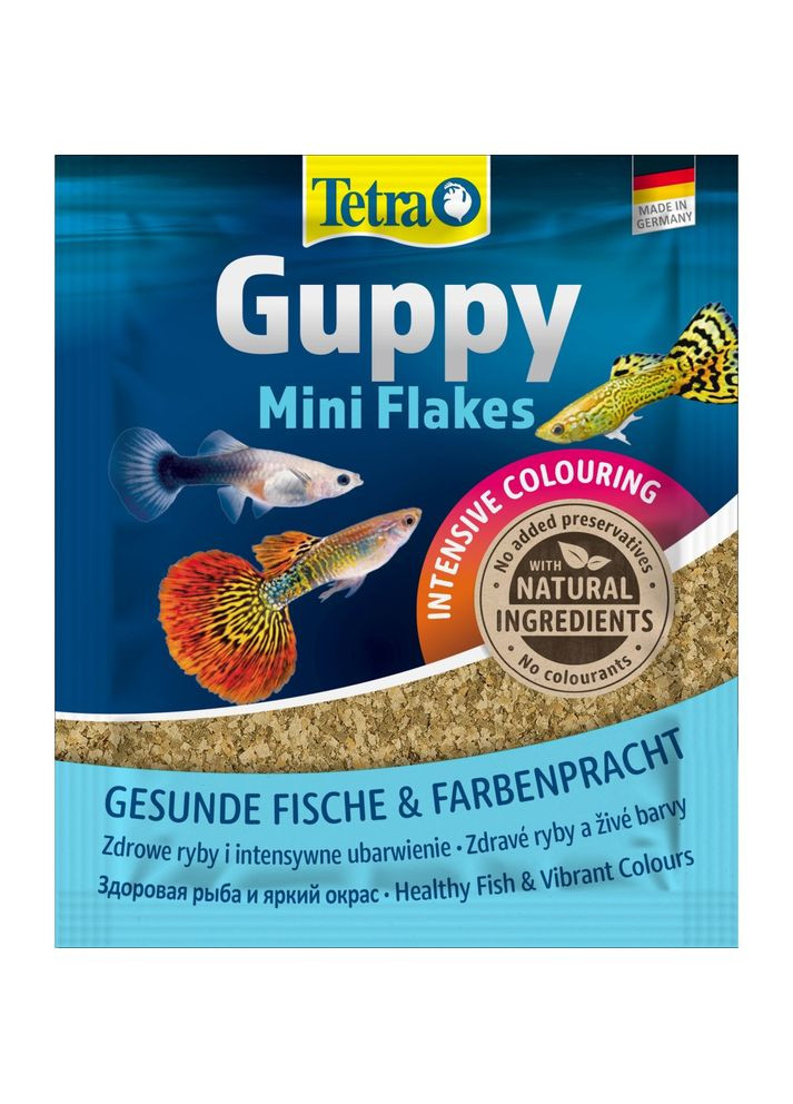 Корм сухой Guppy для гуппи в хлопьях 12 г Tetra (391773426)