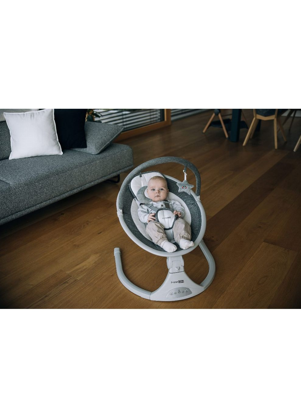 Качели детские Elite, grey FreeOn (351903024)