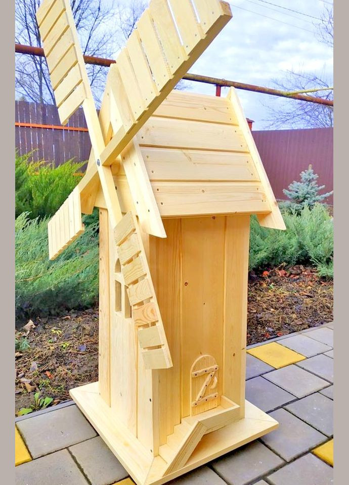 Мельница декоративная из дерева Фреско бланже (МЕС-000401) No Brand (328960291)