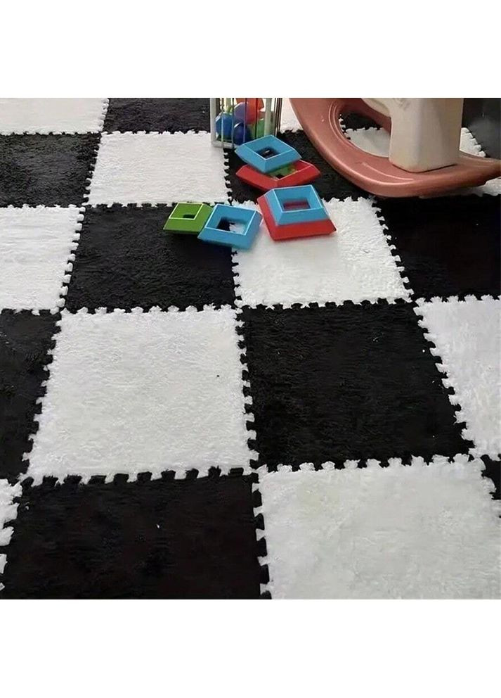М'яке підлогове покриття килимок-пазл 30*30 см чорний (NR0284_5) No Brand (372126391)