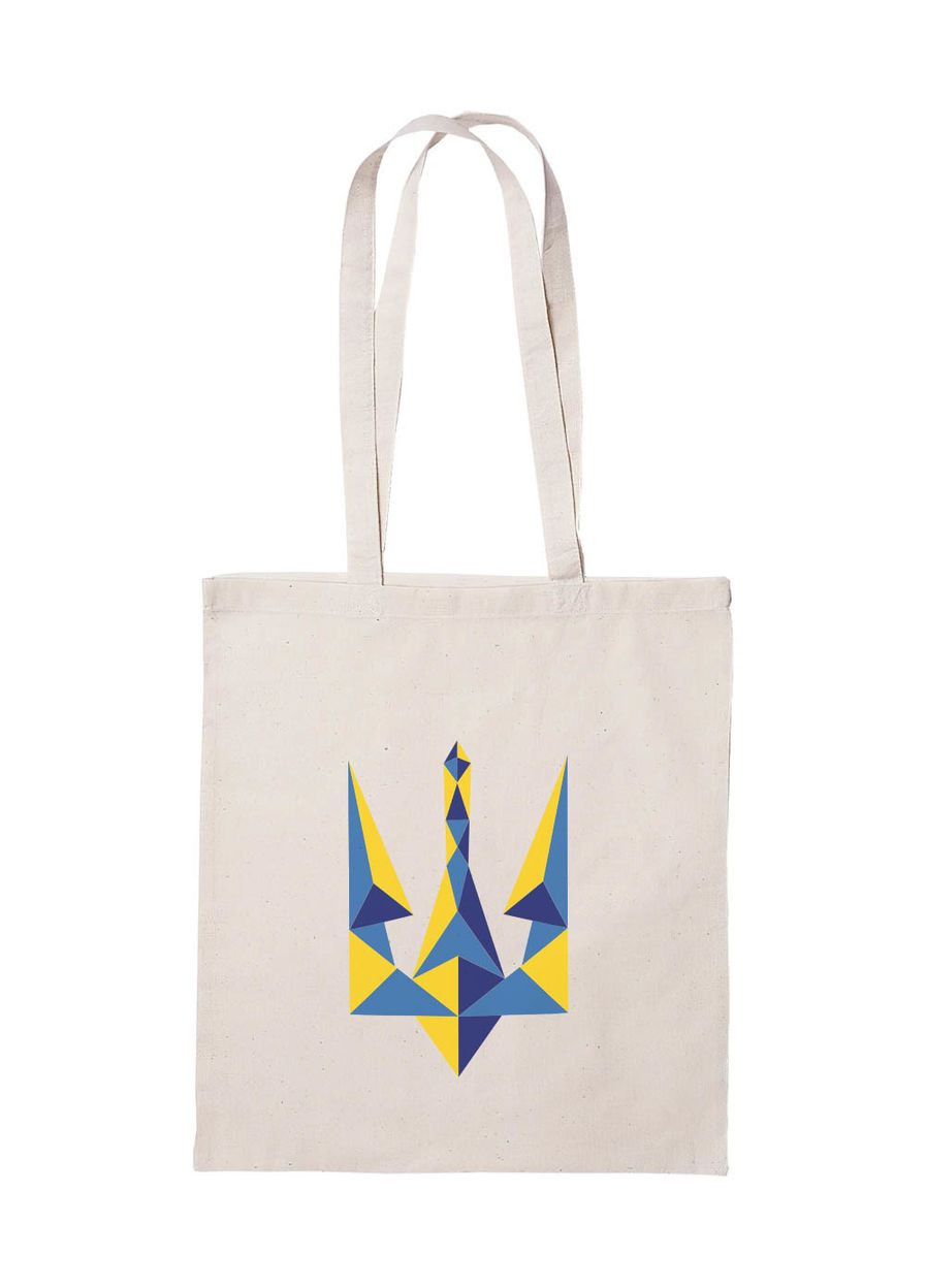 Торба шопер з принтом Герб Пісочний (0053-SP-SD) (38617) Modno (276965663)