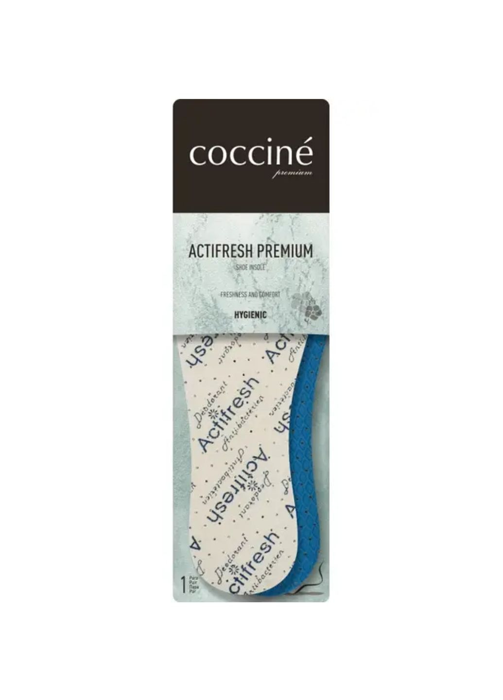 Антибактеріальні устілки з мʼятою. Coccine actifresh premium (281421870)