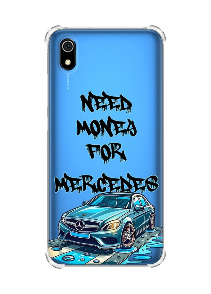 Чохол з потовщеними кутами для Xiaomi Redmi 7A:: Хочу Мерседес (принт 387) Creative (360691132)