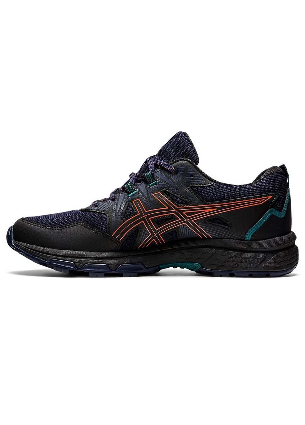 Черные демисезонные мужские беговые кроссовки gel-venture 8 черный Asics