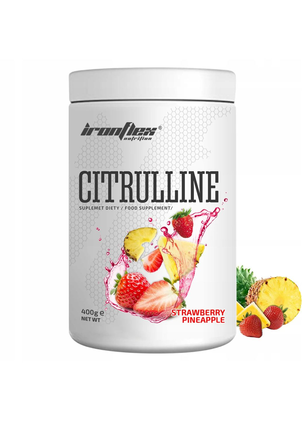 Цитрулин Citrulline 400 g (Strawberry Pineapple) Ironflex (291848530)