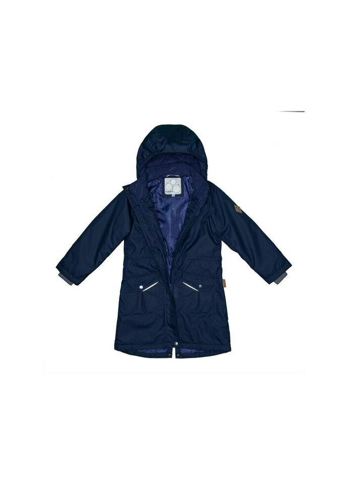 Темно-синя демісезонна куртка mooni 17850010 темно-синій 128 (4741468504452) Huppa