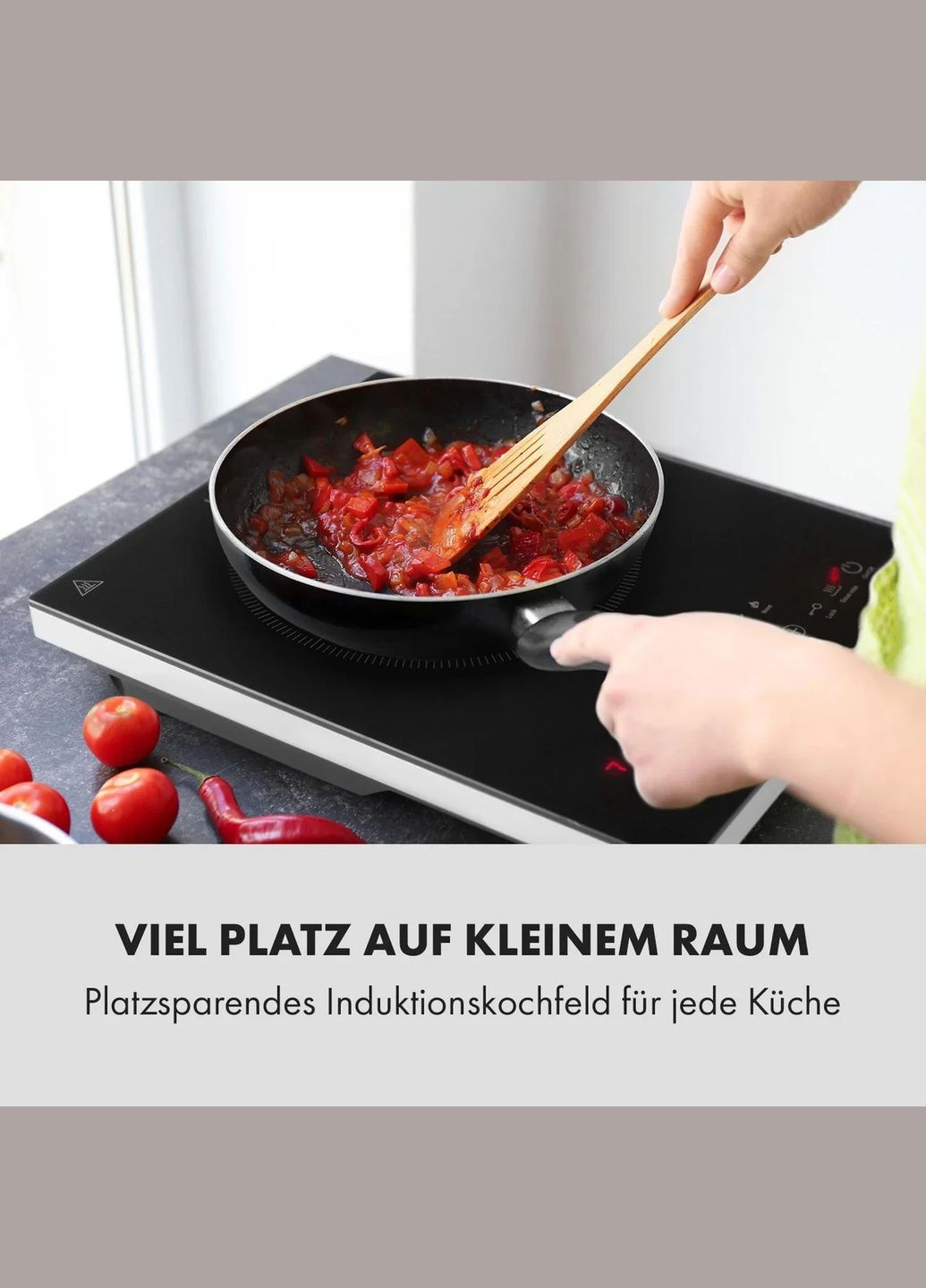 Плита индукционная Cook'n'Roll с выносным термодатчиком 2000 Вт (10034708) Klarstein (338194807)