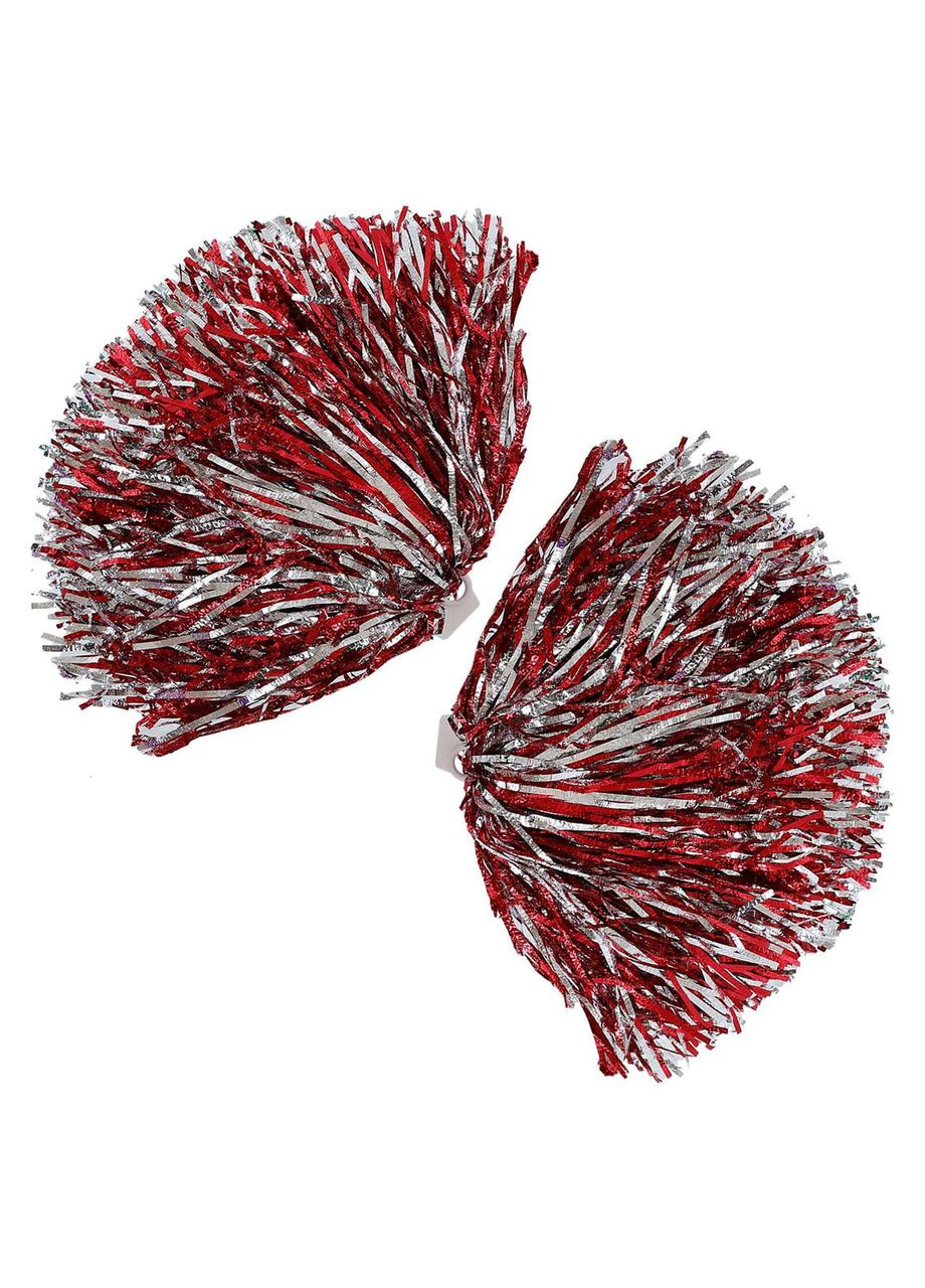 Помпони ниткоподібні матові для чирлідингу і танців із захопленнями-кільцями Pom-Poms C-0838 (матові, пластик, 2шт, вага SP-Sport (369925147)