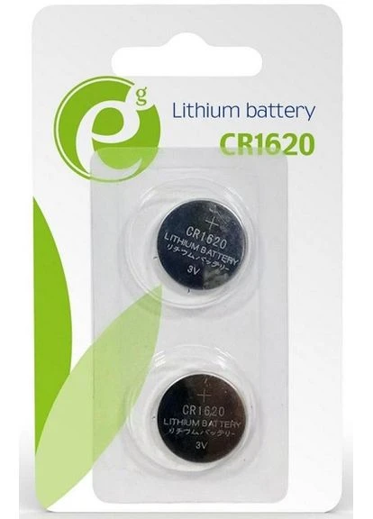 Батарейки CR1620 EG-BA-CR1620-01 Lithium BL (2шт) (код 110284) EnerGenie (393117901)