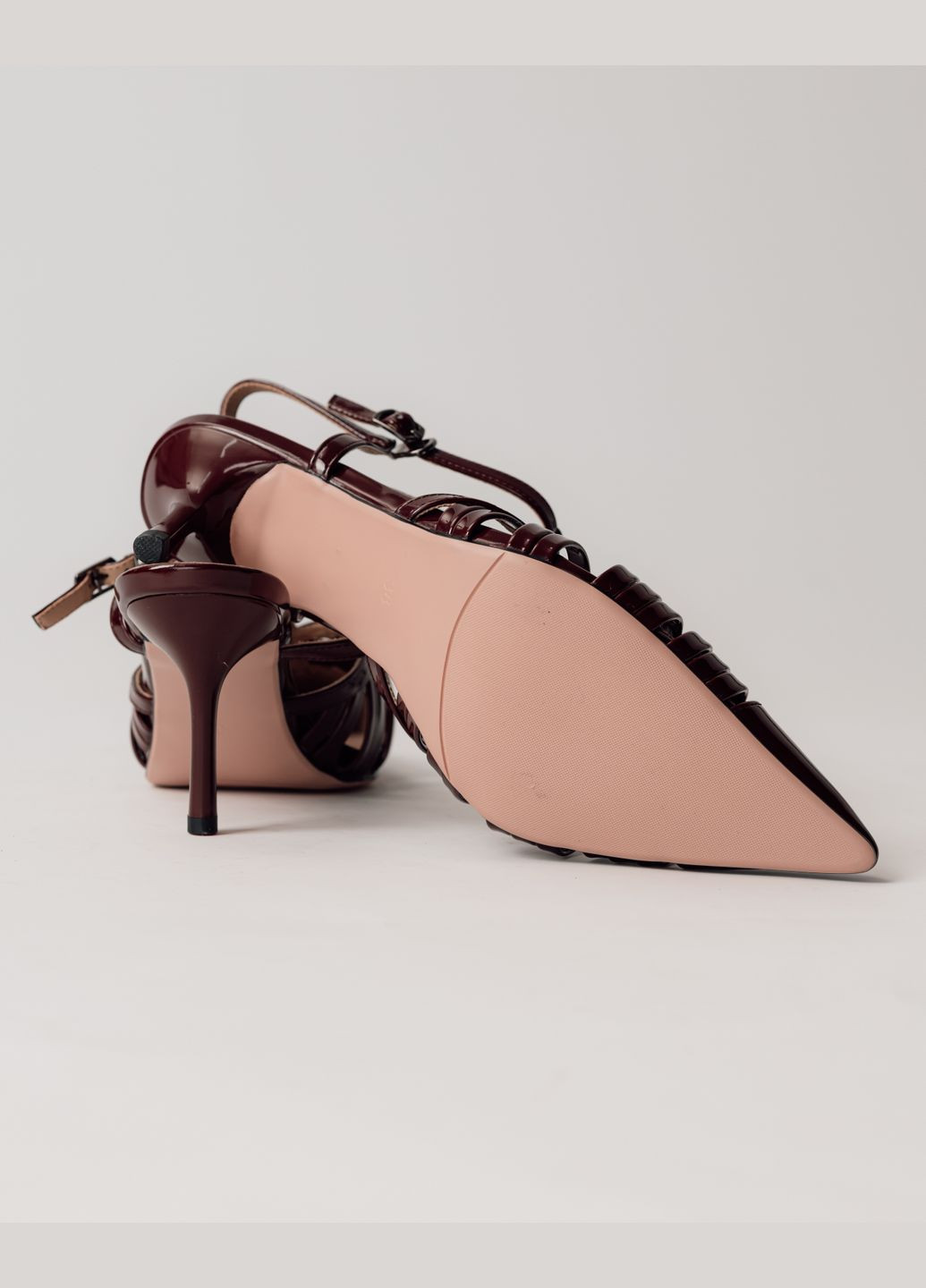 Босоніжки на високій шпильці лакова шкіра Aiformaria (325215326)