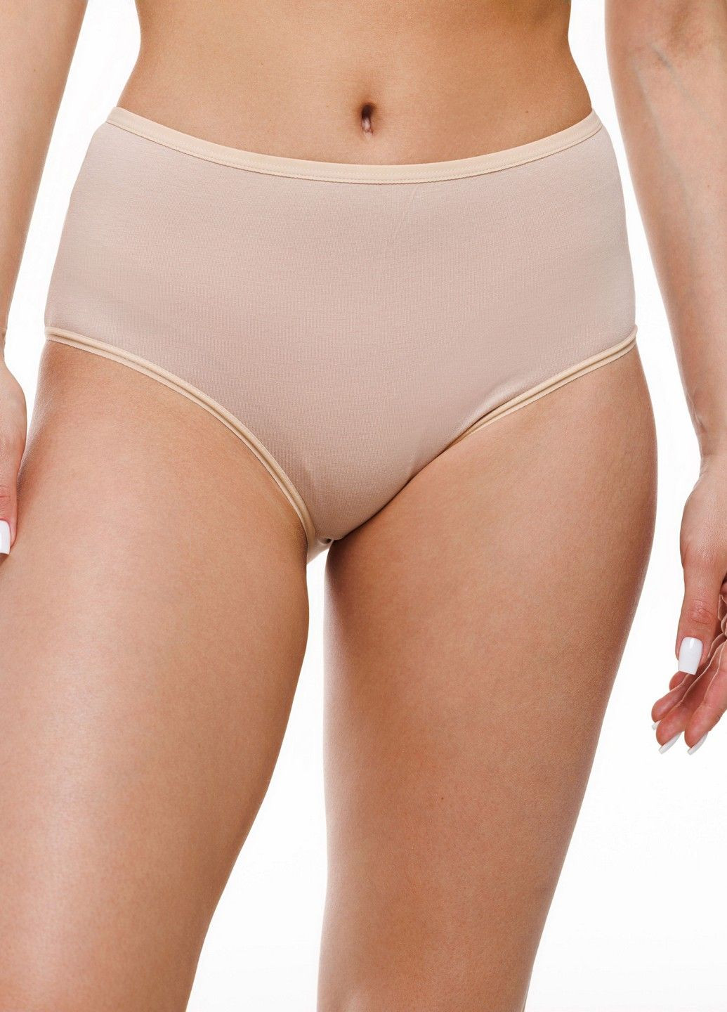 Жіночі високі труси з бамбуку S бежевий (5127123287521) Наталюкс 51-2712 (340114366)
