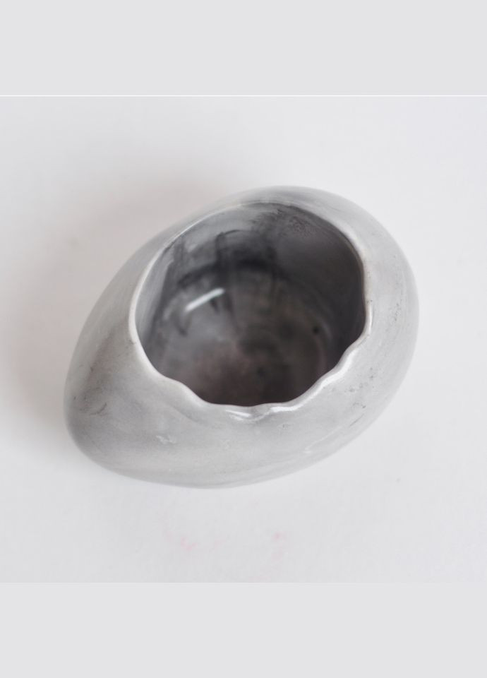 Гипсовое кашпо "ShellandGravite" SP2319 Графит 12 см Spokiy (301790657)