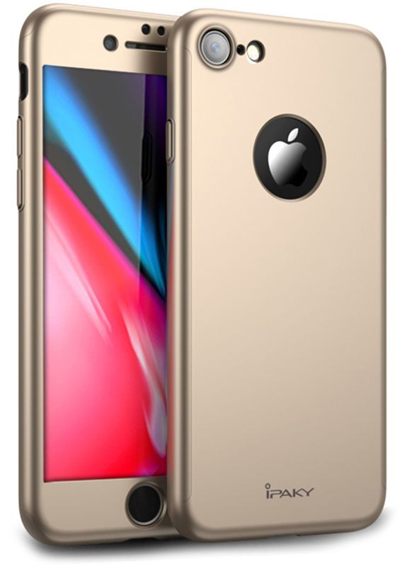 Чехолнакладка 360 PC Full Protection Case Apple iPhone 7 Plus/8 Plus Gold iPaky (301779695)