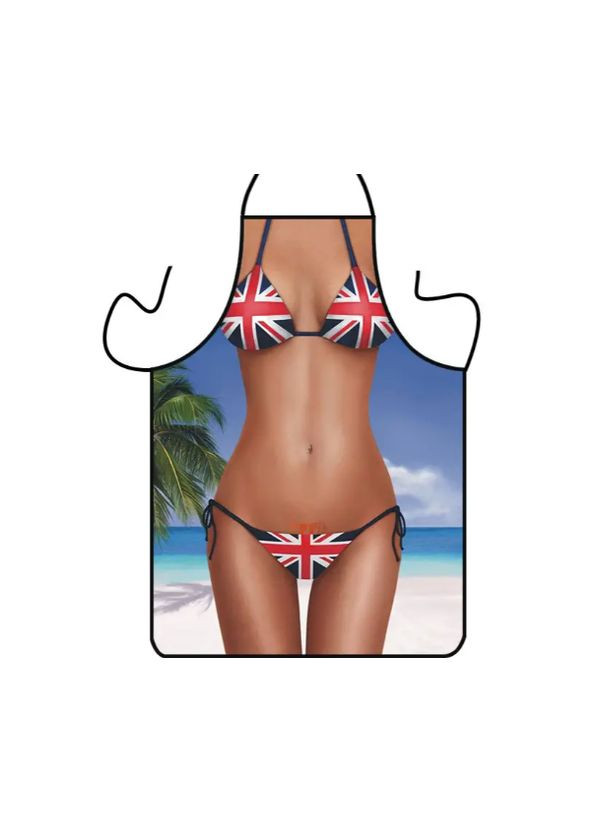 Фартух на кухню жіночий 70 на 60 см різнобарвний Jannet Фартух (318726420)