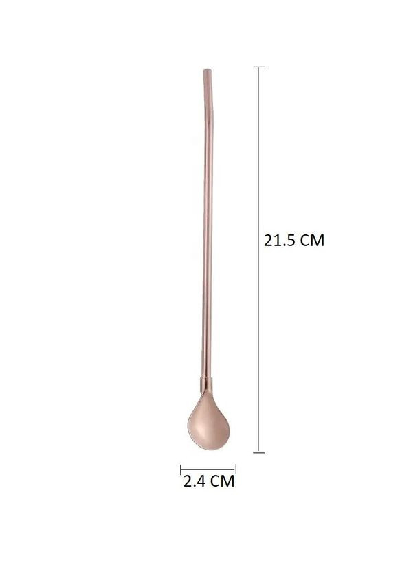 Барна ложка для коктейлю рожеве золото з нержавіючої сталі для приготування змішаних напоів REMY-DECOR (293245109)