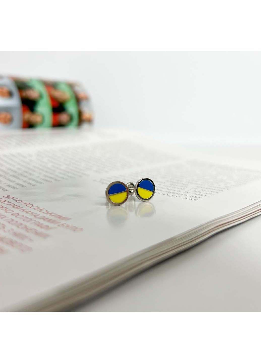 Срібні сережки з емаллю (2137634) Silver Breeze (317355852)